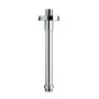Set doccia con miscelatore braccio verticale 30 cm e soffione 25cm cromo design tondo