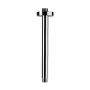 Set doccia in ottone con rubinetto doccia a incasso tondo braccio verticale e soffione tondo 20 cm cromo