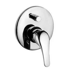 Miscelatore doccia ad incasso in ottone cromo con deviatore a due vie di Rubinetterie Mariani Linea Astro