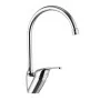 Rubinetto lavello a canna alta in ottone cromo di Rubinetterie Mariani Linea Astro
