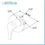 scheda tecnica miscelatore doccia ad incasso monocomando linea astro rubinetterie mariani