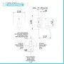 scheda tecnica rubinetto doccia linea astro rubinetterie mariani made in italy