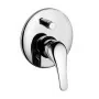 Set rubinetti lavabo bidet e doccia con deviatore in ottone cromo di Rubinetterie Mariani Linea Astro