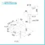 scheda tecnica rubinetto vasca linea astro rubinetterie mariani made in italy con kit doccia
