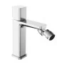 Set miscelatori lavabo a bocca lunga e bidet in ottone cromato Lotus