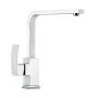Miscelatore lavello monocomando con bocca girevole in ottone cromato Mariani linea Marte