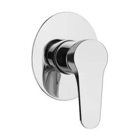 Miscelatore doccia ad incasso in ottone cromo monocomando di Rubinetterie Mariani Linea Surf