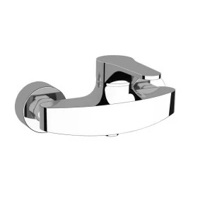 Miscelatore doccia esterno in ottone cromo di Rubinetterie Mariani Linea Surf