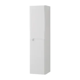 Colonna bagno sospesa 140 cm bianco lucido 2 ante soft-close Stillo