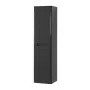 Colonna bagno sospesa 140 cm antracite lucido 2 ante soft-close Stillo