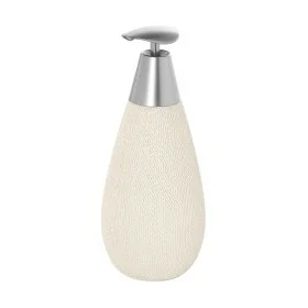 Dispenser Sapone Liquido in Ceramica Bianco gusto etnico Safari