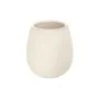 Portaspazzolino in Ceramica Bianco da Appoggio con Gusto Etnico Safari