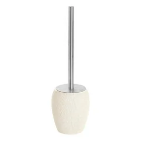 Portascopino Wc  In Ceramica e Acciaio Bianco dal Etnico Safari