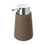 Dispenser sapone liquido da appoggio in ceramica tortora Sidney