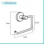 Scheda tecnica Set accessori a muro 6 pezzi in metallo cromato e ABS viti incluse  Sprint 