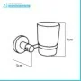 Scheda tecnica Set accessori a muro 6 pezzi in metallo cromato e ABS viti incluse  Sprint 