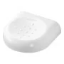 Porta sapone a muro in ABS bianco  Gioia 