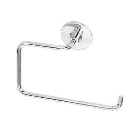 Anello porta asciugamani a muro in acciaio cromato serie Idea