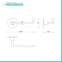 scheda tecnica Porta rotolo carta igienica a muro in acciaio cromato serie Idea