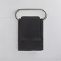 Set asciugamani bagno nero per viso e ospite in cotone puro Spring