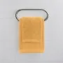 Set asciugamani bagno giallo per viso e ospite in cotone puro Spring