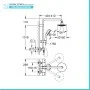 Colonna doccia termostatica Grohe Tempesta Cosmopolitan 160 scheda tecnica