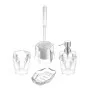 Porta Sapone Bianco Trasparente In Plastica ABS Diamante