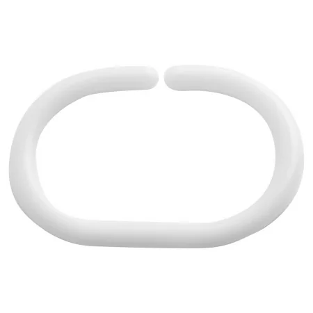 200 Anelli Per Tende Da Doccia A Forma Di G - Ganci Rinforzati In Plastica Bianca, Perfetti Per Asta Da Bagno - 2