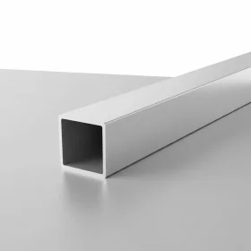 Profilo di compensazione quadrato in alluminio cromato per box doccia linea Ted