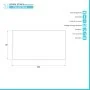 Scheda tecnica Pellicola Elettrostatica 45x200 a righe Per Vetri Box Doccia E Finestre