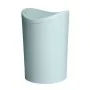 Pattumiera bagno in polipropilene azzurro cielo 6 Lt con coperchio basculante