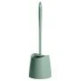 Portascopino wc da appoggio verde in abs con setole nere