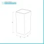 Scheda tecnica Portaspazzolino in Plastica Bianco Per bagno Moderno Star