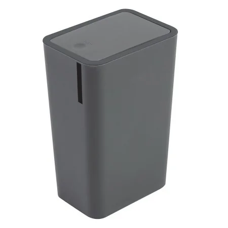 Pattumiera da bagno manuale SENSEA Grigio 8 Lin plastica | Leroy Merlin
