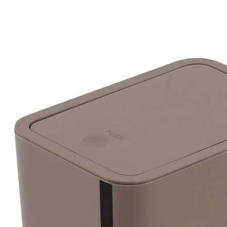 Pattumiera Cestino secchio rifiuti bagno in plastica tortora 6 Lt mod. Pop