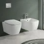 Wc sospeso bianco in ceramica con scarico Rimless Kayra - render1