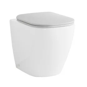Copriwater bianco con chiusura soft close e sgancio rapido per sanitari Kayra