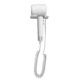 Asciugacapelli da parete con motore brushless tasto ON OFF 1500W bianco