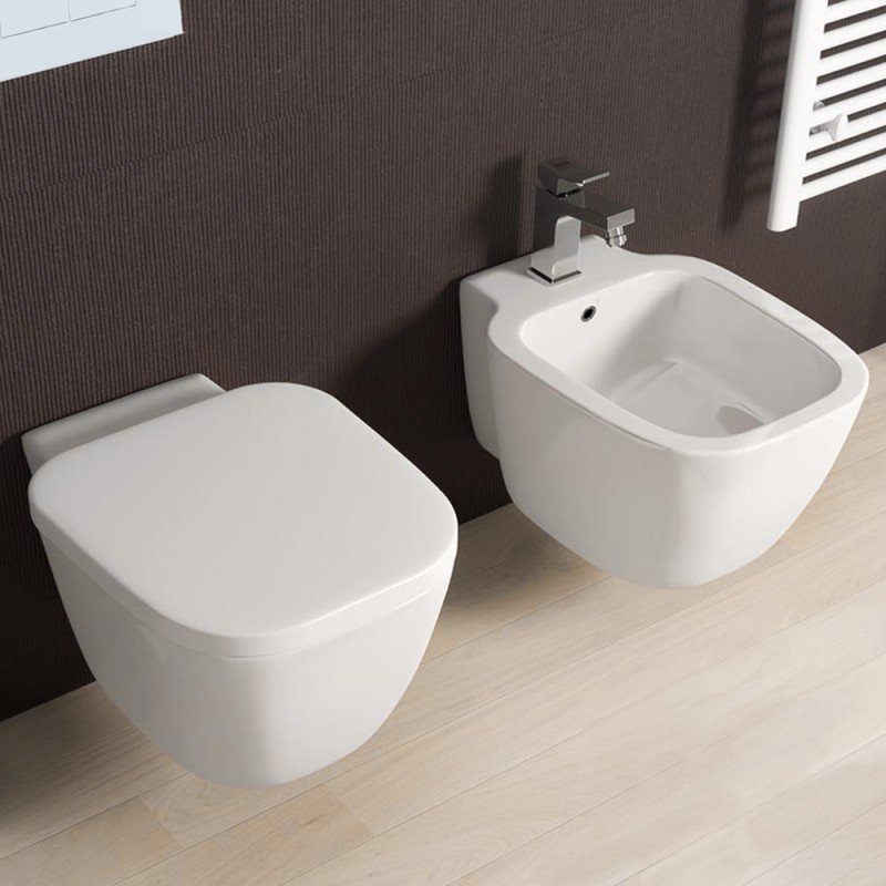 HYDRO HOME Copriwater Soho Italian Bath Style: Sedile WC Avvolgente In Duroplast Bianco (chiusura Classica) - 5