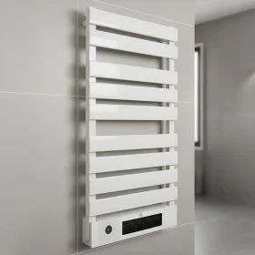 Scaldasalviette elettrico bianco con termoconvettore integrato 500 2000W