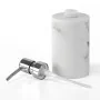 Dispenser sapone effetto marmo bianco in resina Ivy
