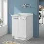 Lavatoio in ceramica 61x61 cm ad incasso per mobile modello Revine