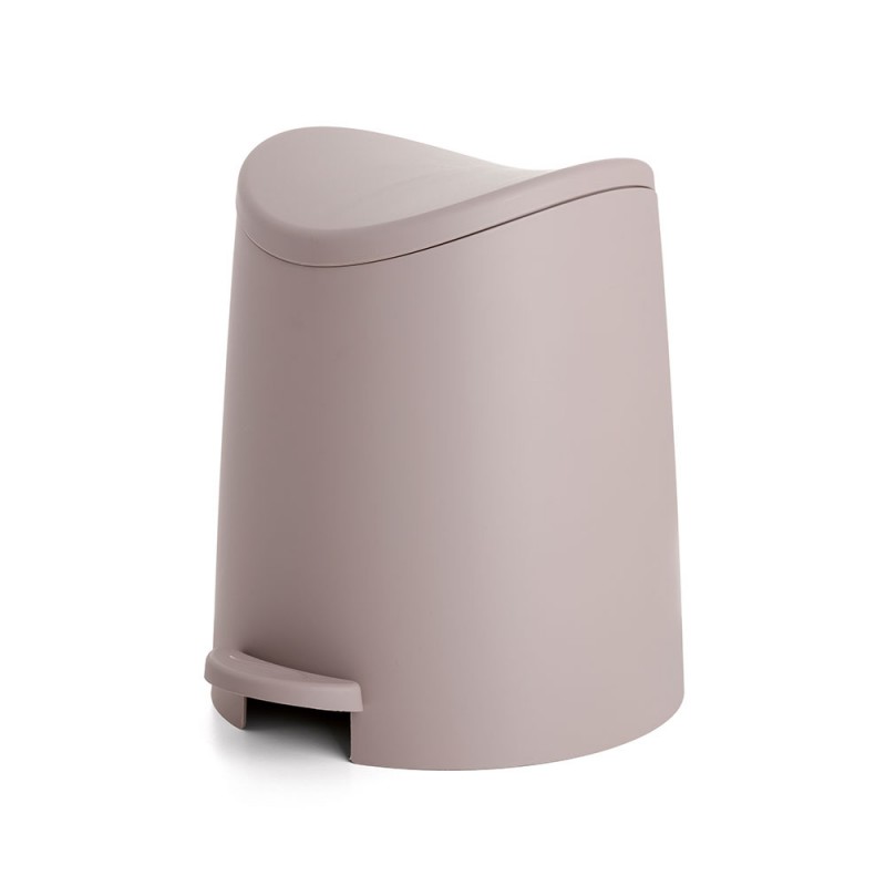 pattumiera da bagno con pedale Cestino Gettacarte per Bagno Moderno colore Tortora Pattumiera 3 Litri