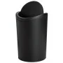 Pattumiera bagno in polipropilene nero 6 Lt con coperchio basculante