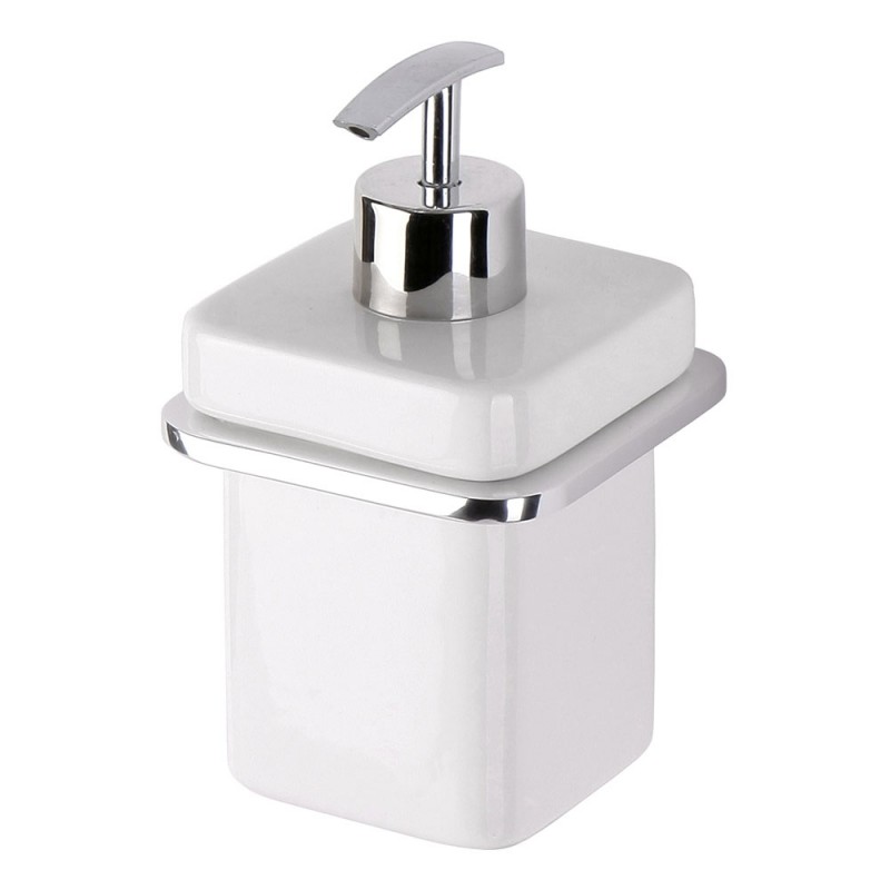Dispenser Sapone Liquido a muro Alluminio e Ceramica Moderno Dispenser Sapone Liquido a muro Alluminio e Ceramica Moderno ed Elegante