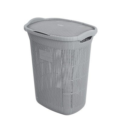 Porta biancheria in plastica Grigio capienza 65 Lt per la Lavanderia