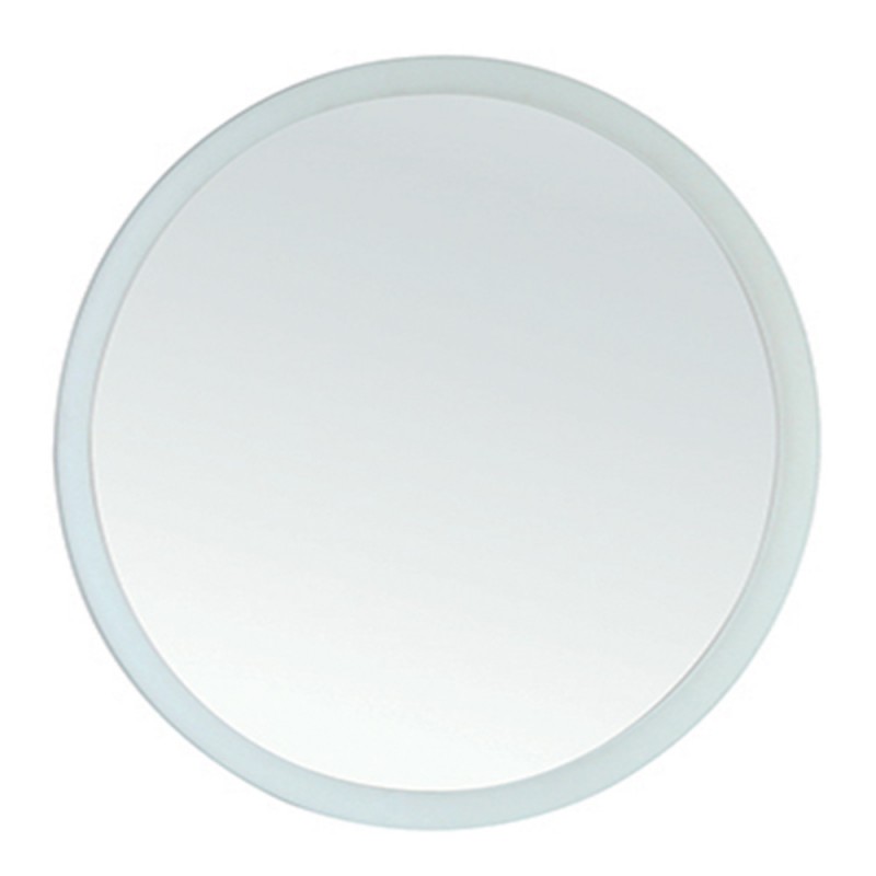 specchiera moderna rotonda per bagno Specchio Tondo da Bagno diametro 80 cm su pannello Design Moderno