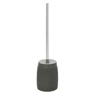 Porta Scopino wc grigio moderno rattan