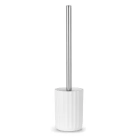 Portascopino wc bianco linea Gummy flessibile e moderno