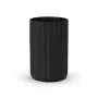 Bicchiere portaspazzolini nero moderno linea Gummy